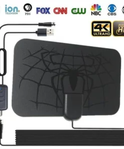 Spider Pattern New HDTV Cable Antenna 4K (5G Chip, 🌎 Can Be Used Worldwide)