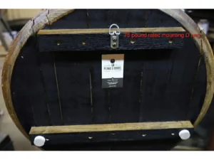 NEW YEARS SALE - 50% OFF - Bourbon Whiskey Barrel Shelf