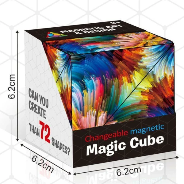 (PUU YA 50%)Zawadi Kwa Watoto🎁🎄BADILIKA MAGNETIC MAGIC CUBE