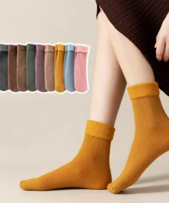 (🎄Oferta anticipada de Navidad AHORA - 50 % DE DESCUENTO) Calcetines térmicos de invierno de terciopelo