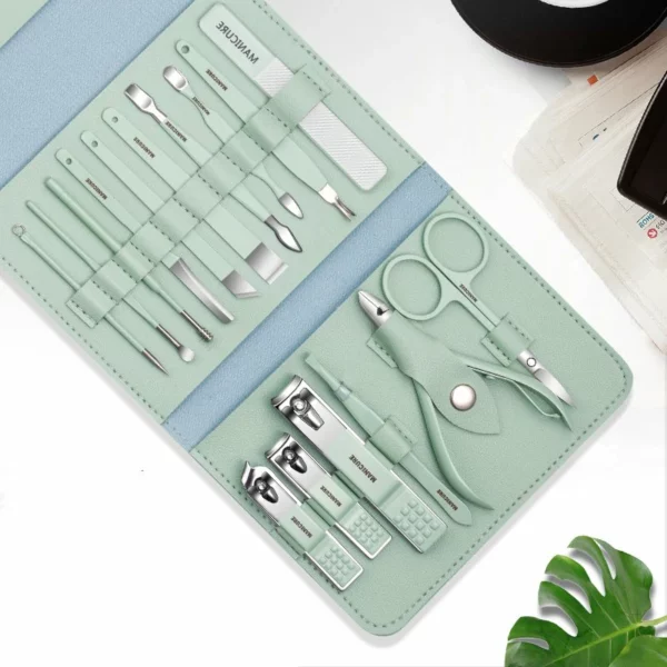(🎄Early Christmas Sale🎄-48% OFF)12-16pcs/set Stainless Steel Nail Clippers Set