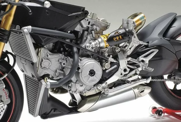 🔥ক্রিসমাস ডিসকাউন্ট 50% ছাড়🔥 1/12 Ducati1199 মোটরসাইকেল অ্যাসেম্বলি মডেল