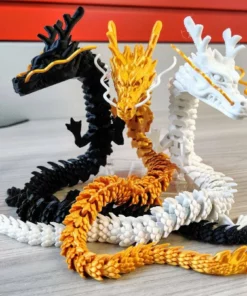 3D printed Articulated Dragon
