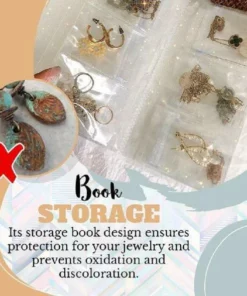 🎅Božićna rasprodaja-Prozirni set knjiga za pohranu nakita