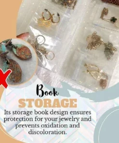 🎅Christmas Sale-Transparent Jewellery Storage Book Set