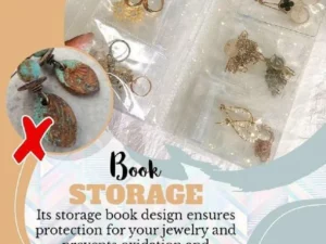 🎅Christmas Sale-Transparent Jewellery Storage Book Set