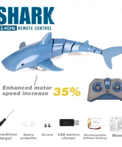 (50% OFF-Sale)Gifts For Children🎁2.4G Realistic Remote Control Shark Toy