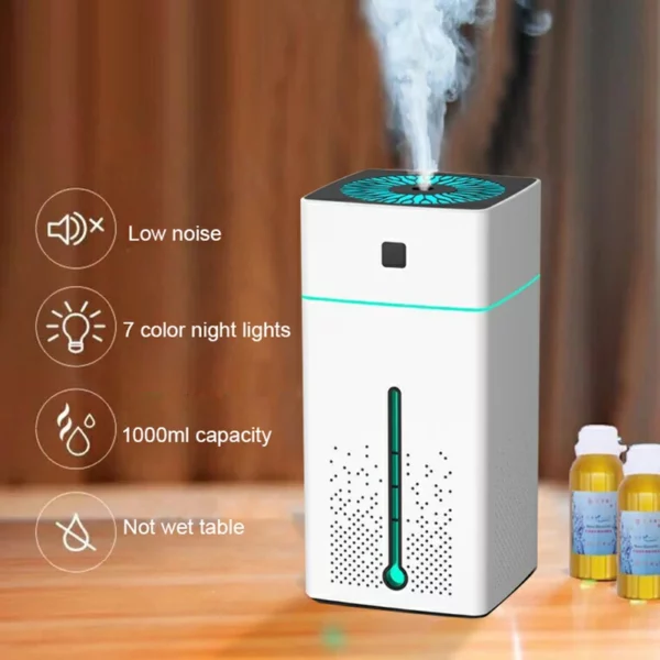 （🎈මාපියන් සඳහා නත්තල් තෑග්ග - 30% වට්ටමක්）Smart Ultrasonic Air Humidifiers