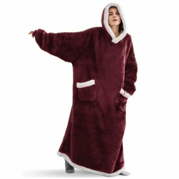 [Rebajas de Nadal e inverno] - Manta con capucha oversize cómoda unisex