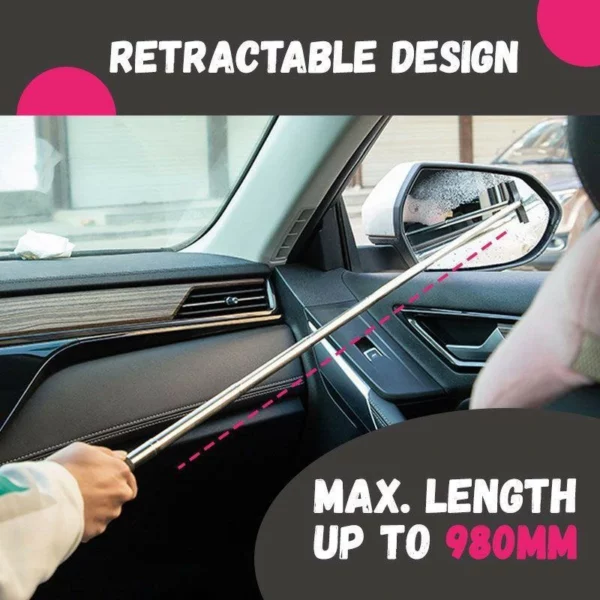 (Christmas Hot Sale-50% OFF) Retractable Rear-view Mirror Wiper-Buy 3 Get Extra 25% OFF