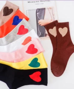 (🎅CHRISTMAS SALE - SAVE 49% OFF)HEART DETAILED ANKLE SOCKS