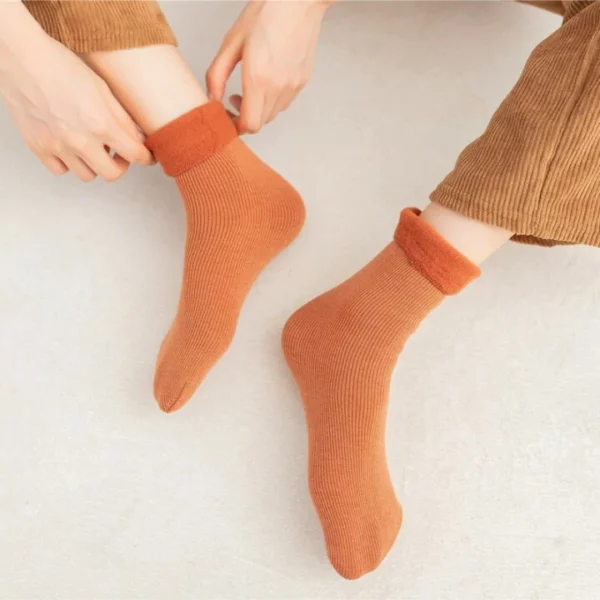 (🎄Oferta anticipada de Navidad AHORA - 50 % DE DESCUENTO) Calcetines térmicos de invierno de terciopelo