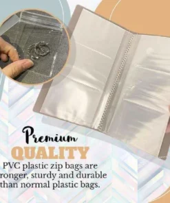 🎅Christmas Sale-Transparent Jewellery Storage Book Set