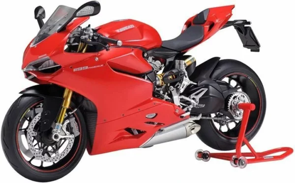 🔥 Mbelata ekeresimesi 50% kwụsịrị🔥 1/12 Ducati1199 Mgbakọ ọgba tum tum