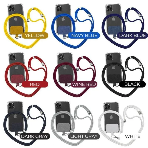 (🌲CHRISTMAS SALE NOW-50% OFF) -Universal Crossbody Nylon Patch Phone Lanyards-Buy 4 Get Extra 25% OFF