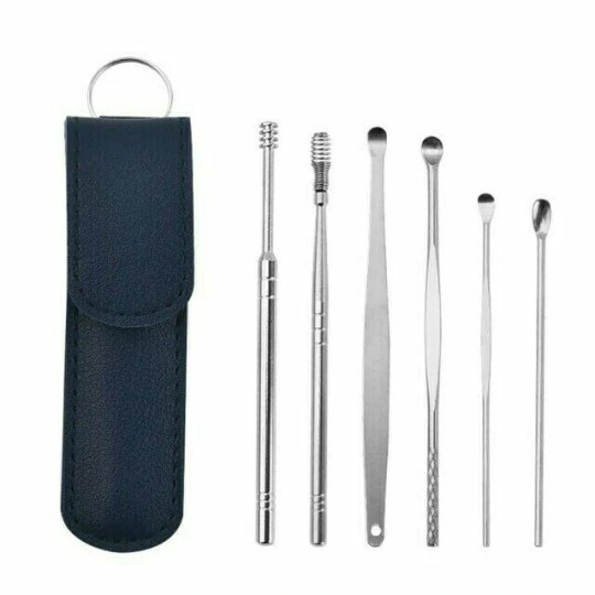 (🎄Christmas Hot SALE NOW-50% OFF)-ဆန်းသစ်သော Spring EarWax Cleaner Tool Set