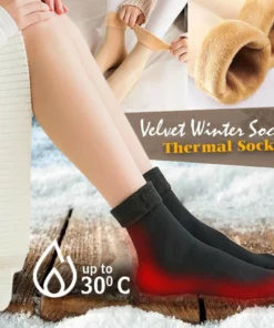 (🎄Oferta anticipada de Navidad AHORA - 50 % DE DESCUENTO) Calcetines térmicos de invierno de terciopelo