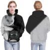 Cat Print Hoodie