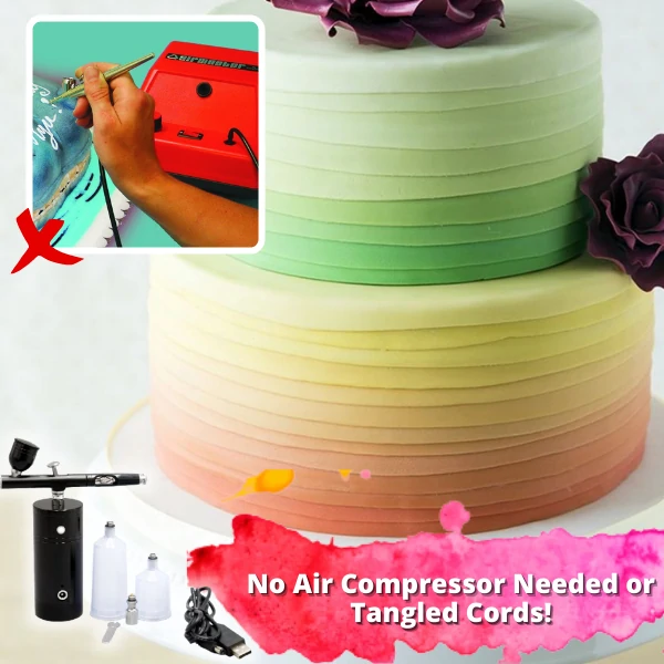 [PROMO 30%] PastryDECO+ Бялууны Airbrush иж бүрдэл