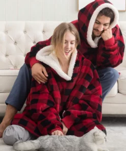 [Ọrịre ekeresimesi na oge oyi] - Unisex Comfy Oversize Hoodie Blanket