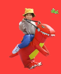 3D Ride Halloween Inflatable Dinosaur Costume