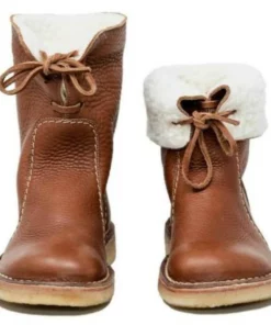 🎅 Khothatso ea Keresemese 50% Off - 🔥Lieta tse sa keneleng metsi tsa Wool Lining Boots