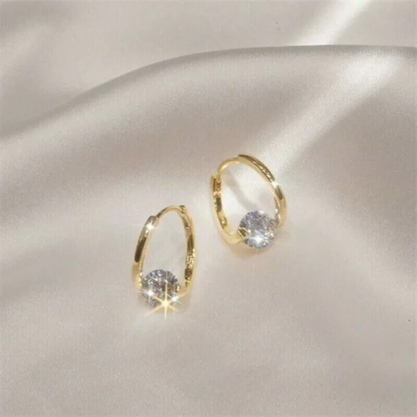 LAST DAY 70% OFF - Diamond Round Stud Earrings🎁The Best Christmas Gifts For Your Loved Ones💕