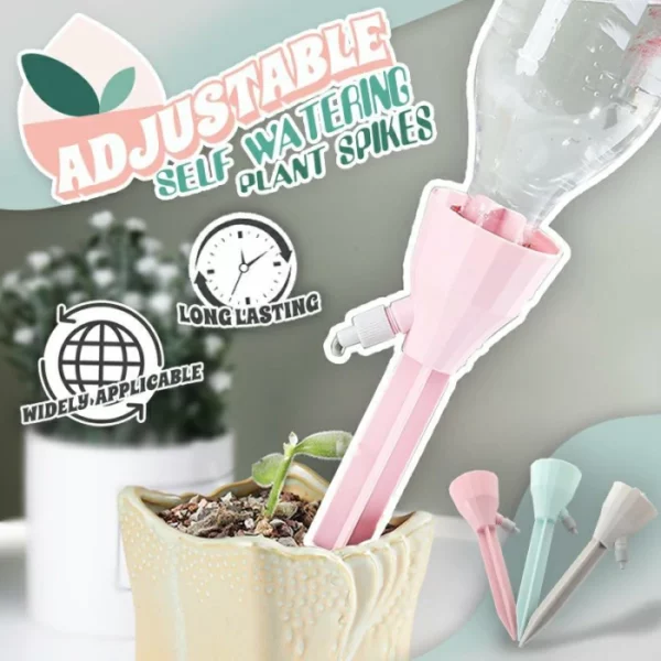 (New Year Hot Sale- 50% OFF) Adjustable Self Watering Tool(3 pcs)