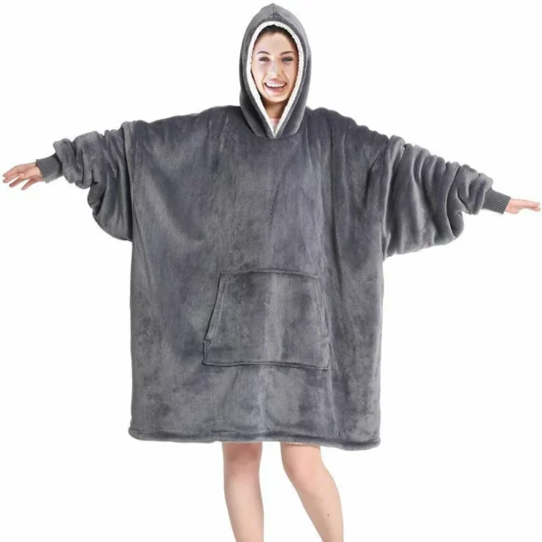 [Christmas & Winter Sale] - Unisex Comfy Oversize Hoodie Blanket