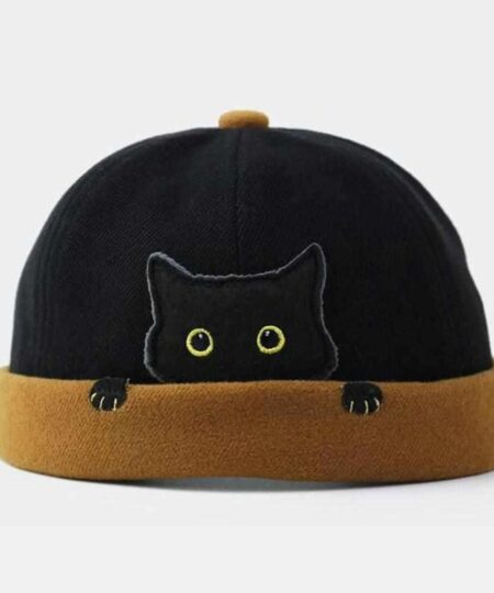 North Royal Knitted Melon Cat Hat