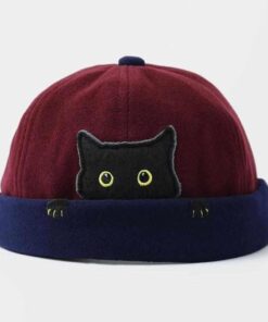 North Royal Knitted Melon Cat Hat