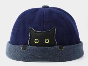North Royal Knitted Melon Cat Hat