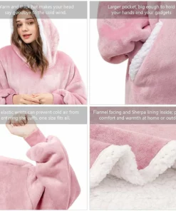 [Ọrịre ekeresimesi na oge oyi] - Unisex Comfy Oversize Hoodie Blanket