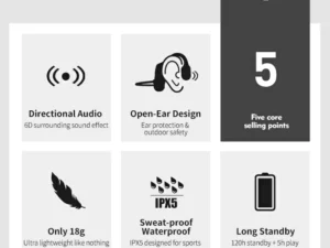 Christmas Promotion 60% Off - Bone Conduction Headphones - Bluetooth Wireless Headset🎧