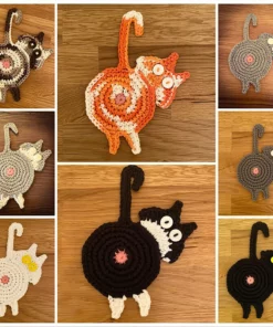 🎄Early Christmas Sale🎄-Cat Butt Coasters-Most Affordable.