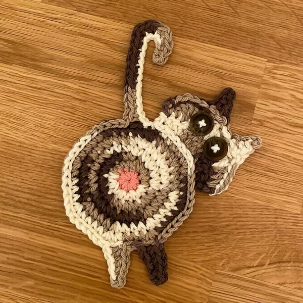 🎄Fa'atauga o le Kerisimasi🎄-Cat Butt Coasters-E sili ona taugofie.