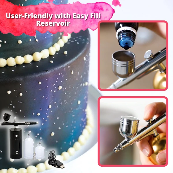 [PROMO 30%] PastryDECO+ Cake Airbrush Kit