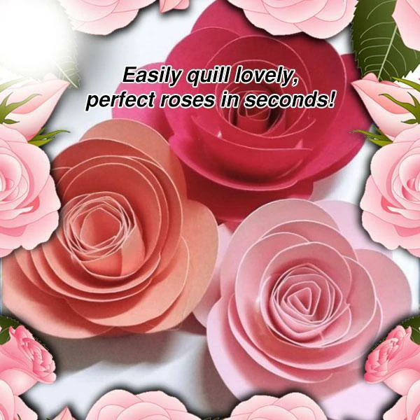 [PROMO 30% ቅናሽ] EZCraft Rose Quilling Paper