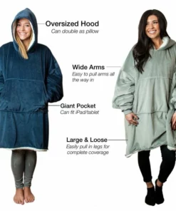 [Christmas & Winter Sale] - Unisex Comfy Oversize Hoodie Blanket