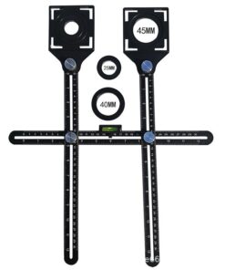 Adjustable and assemblable hole locator