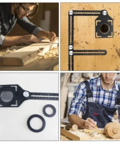 Adjustable and assemblable hole locator