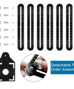 Adjustable and assemblable hole locator