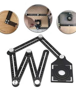 Adjustable and assemblable hole locator