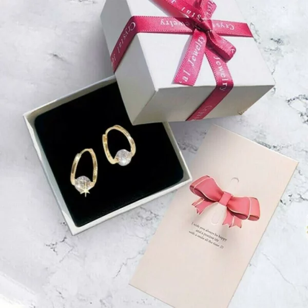 HARI TERAKHIR DISKON 70% - Anting Kancing Bulat Berlian🎁Hadiah Natal Terbaik Untuk Orang Tercinta💕