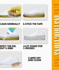 Shoes Whitening Cleansing Gel (A Making Tape Free)
