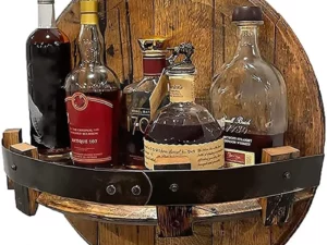NEW YEARS SALE - 50% OFF - Bourbon Whiskey Barrel Shelf