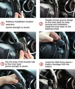 Creative Car Steering Wheel Booster Ball