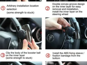 Creative Car Steering Wheel Booster Ball