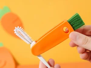 (🎊 Happy New Year Sale - 50% OFF) 3 IN 1 Silicone Bottle Cleaning Brush, 🔥Buy 3 Get 1 Free