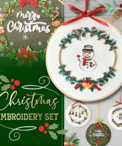 (🎄Early winter Sale🎄-50% OFF) Christmas Embroidery Set